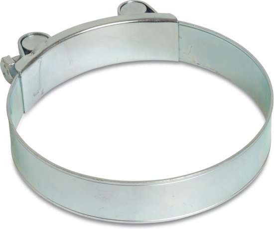 Mega Slangklem staal gegalvaniseerd 30 mm x 33 mm type W1 Super 20 mm, per 10 stuks van Merkloos
