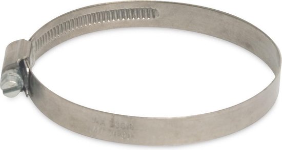 Mega Wormschroefslangklem staal gegalvaniseerd 50 mm x 70 mm type W1 Industry 12 mmr, per 10 stuks van MEGA