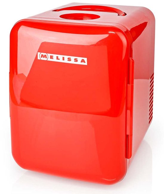 Melissa Mini Koelkast - Draagbare Koelkast - 4L - Koelen en Verwarmen - Skincare Fridge - 16580009 - Rood