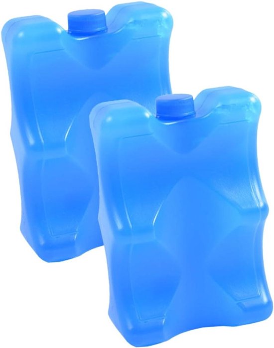 Melk Koel Elementen - Koelpacks - Borstvoeding Onderweg - Herbruikbaar - 350 ml - Blauw van Merkloos