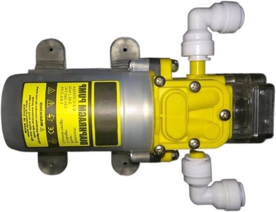 Membraanwaterpomp - Hogedruk pomp - Water overbrengen - Zelfaanzuigend ontwerp - 30W - Geel