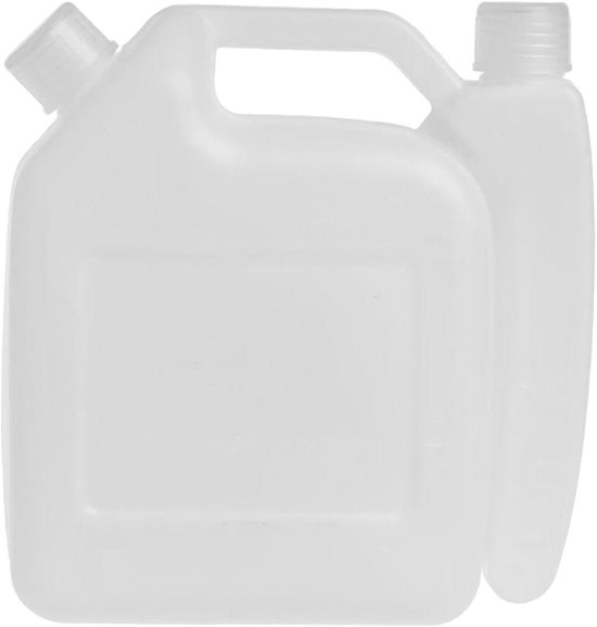 Mengfles Brandstof - Olie Mengfles - Olie Mengen - Voorkomt Lekken - 1.5L - Grijs