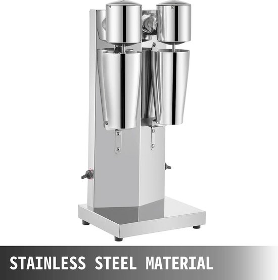 MensStore Milkshake Machine - Smoothie Makers - Eiwitshakes - Cocktail Machine - Gebruiksgemak - 2x Gratis 800ml Roestvrije Beker van MensStore