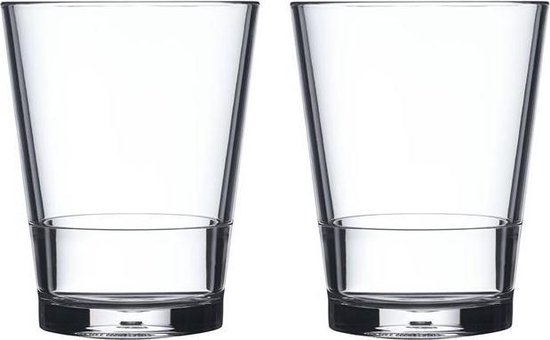 Mepal Glas Flow 200 ml - set van 2 stuks van Mepal