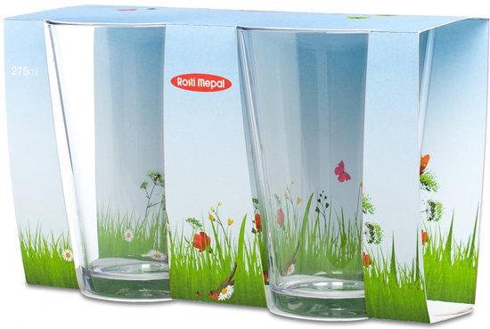 Mepal Glas Flow 275 ml - set van 2 stuks van Merkloos