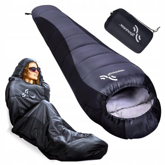 Merkloze Mummyslaapzak 220x80cm - Lichtgewicht & Comfortabel