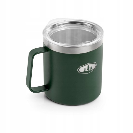 Merkloze Thermische Mok 444 ml - RVS Kampeerbeker