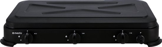 Mestic Kooktoestel MGC-300 – 3 kookpitten - 2x 2200 W, 1x 850 W - Maximaal vermogen: 5250 W - Campingtoestel van Mestic