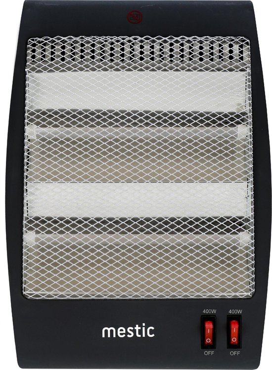 Mestic MQK-200 Quartz Kachel - 2 standen - 800W Vermogen - Compact en lichtgewicht van Mestic