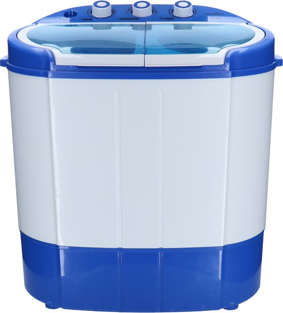 Mestic MW-120 Camping Wasmachine/Centrifuge Combinatie - 230V - 2 Wasprogramma's - 3,5kg capaciteit - Stil en energiezuinig van Mestic