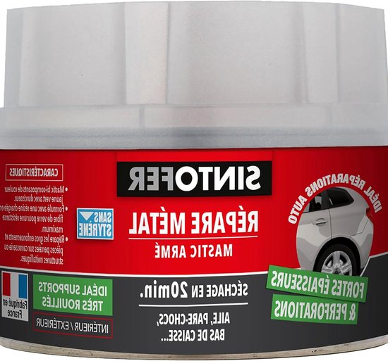 Metaal Reparatieset - Metaalplamuur Metaalvuller - Gaten Dichten - Koude Soldeer - 190 g - Neutraal