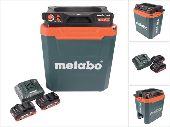 Metabo KB 18 BL accukoeler 18 V met warmhoudfunctie 28 l borstelloos + 2x accu 4.0 Ah + lader van Merkloos