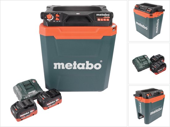 Metabo KB 18 BL accukoeler 18 V met warmhoudfunctie 28 l borstelloos + 2x accu 8.0 Ah + lader van Merkloos