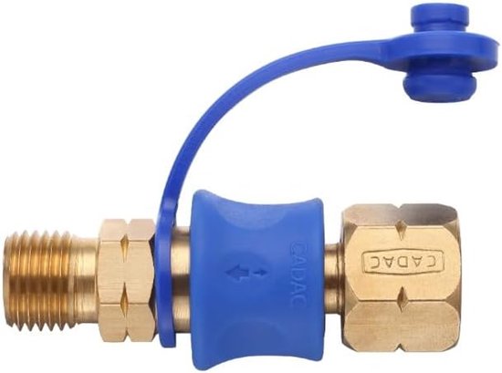 Metalen Gasslang Koppeling Snelkoppeling voor Camping Gasaccessoires van Merkloos