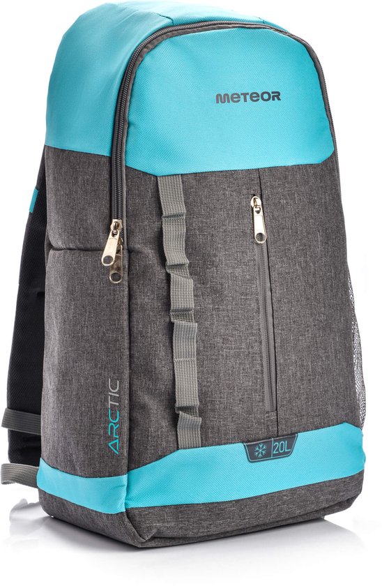 Meteor Arctic - Thermische rugzak 20 l - Koeltas rugzak - blauw/grijs gemêleerd van Merkloos