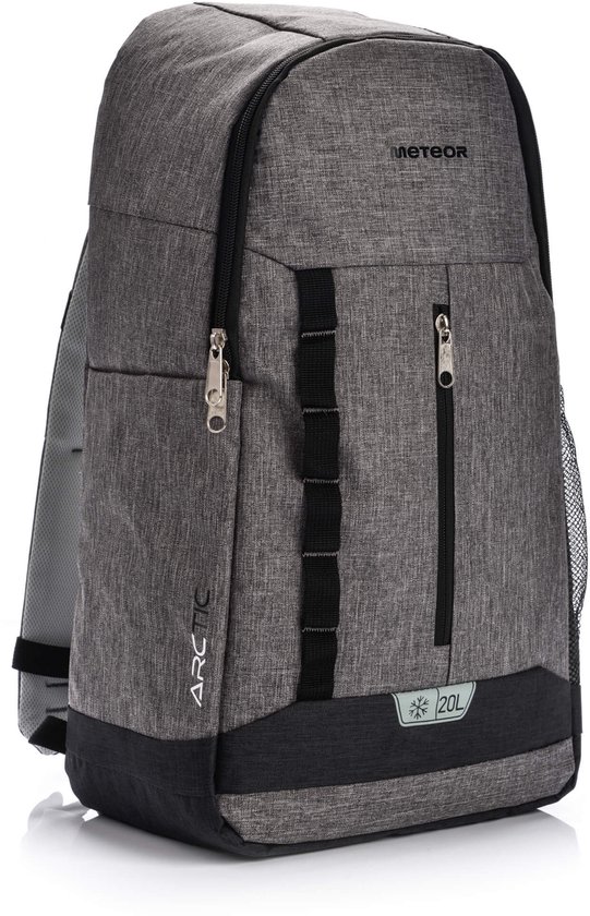 Meteor Arctic - Thermische rugzak 20 l - Koeltas rugzak - zwart/grijs van Merkloos