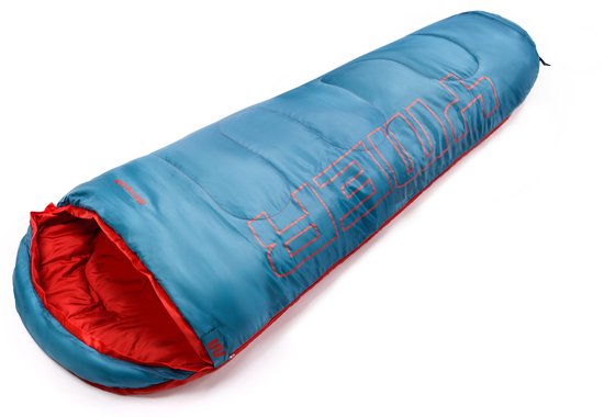 Meteor Ymer - Slaapzak - blauw/rood, comfortabel, lichtgewicht van Meteor