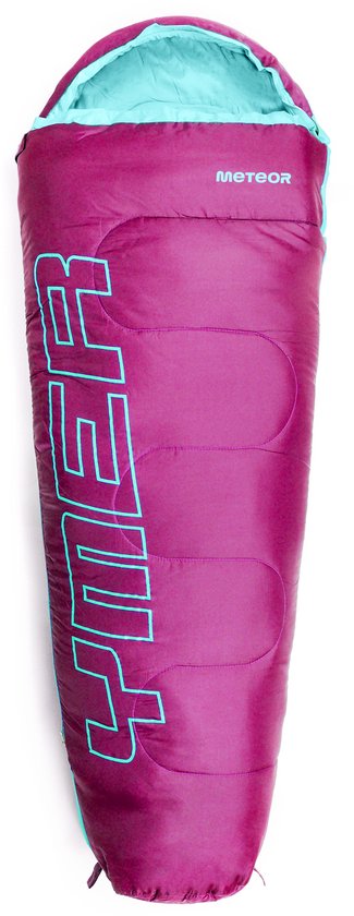 Meteor Ymer - Slaapzak - mintkleurig/fuchsia, lichtgewicht, comfortabel van Meteor