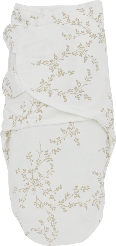 Meyco Baby Branches swaddlemeyco inbakerdoek - sand - 0-3 maanden van Meyco