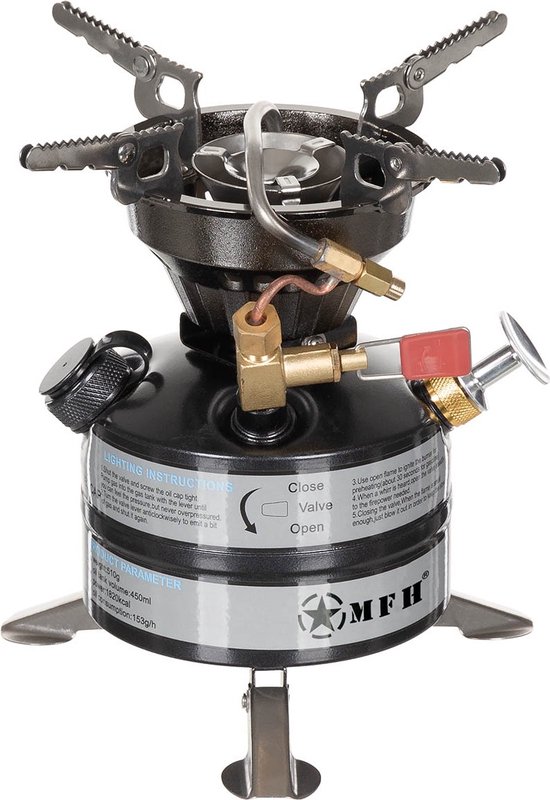 MFH - Benzinebrander - CampingMeister - Unleaded Feather - US Petrol Stove - 450 ml.