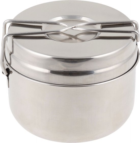 MFH - CZ Mess Kit/pannen set - RVS - 3-delig - compact