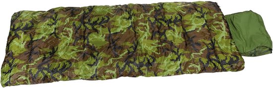 MFH Pilotenslaapzak - 2-laags - 215 x 75 cm - met geïntegreerde transportzak in hoofdgedeelte - M95 CZ Tsjechische camouflage van MFH