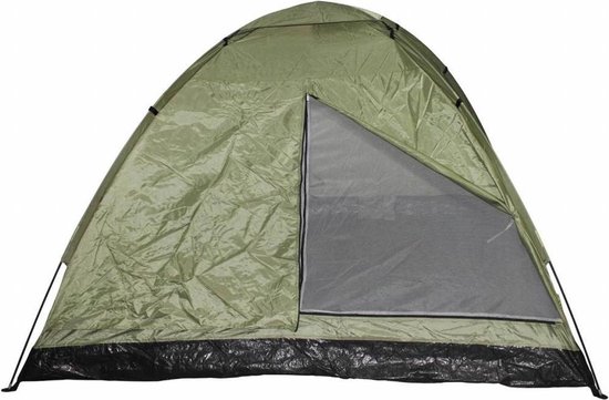 MFH Tent 'Monodom' 3 Personen Olijf/Legergroen Afmetingen 210X210X130 Cm - Legergroen - 3 Persoons
