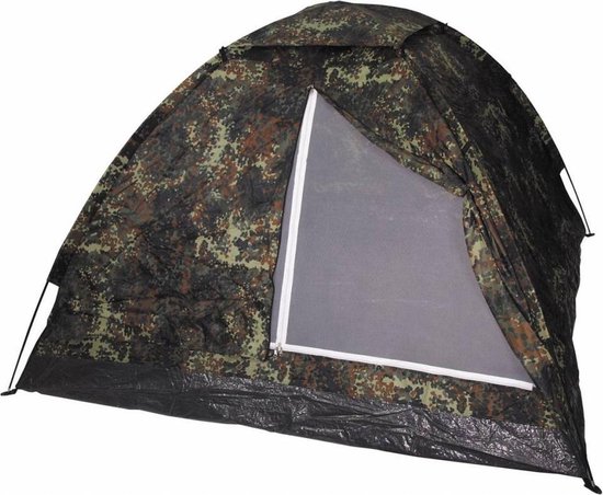 MFH Tent 'Monodom' 3 Personen vlekcamouflage 210x210x130 cm van MFH