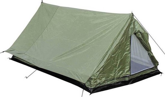MFH - Tent Retro Mini Pack - Army-/ Legergroen - 2 Persoons