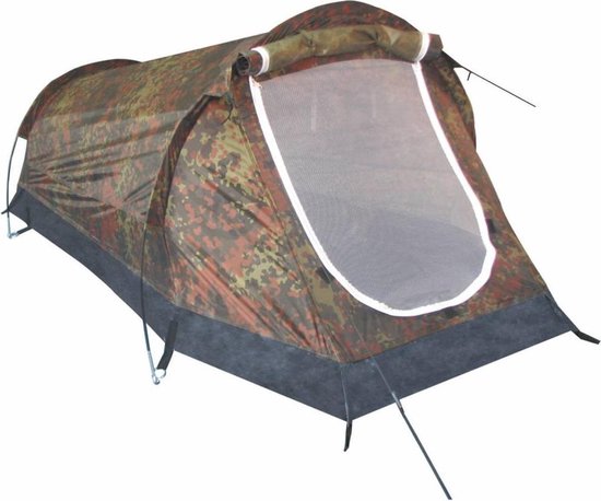 Mfh Tunneltent 'Hochstein' 220X130X100 Cm - Vlekcamouflage/ Army - 2 Persoons van Merkloos