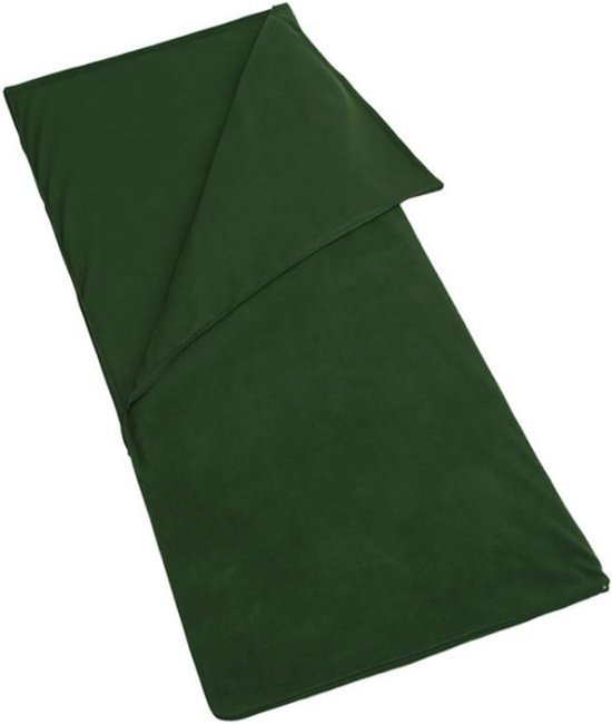 Microfiber Fleece Slaapzak Lichtgewicht Reizen met Opbergtas voor Kamperen en Buitenactiviteiten van Merkloos