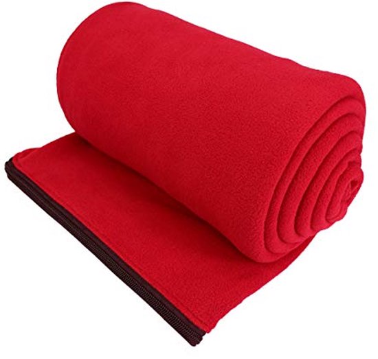 Microfiber Fleece Slaapzak Liner met Ritssluiting en Draagtas - Ideaal voor Kamperen en Backpacken van Merkloos