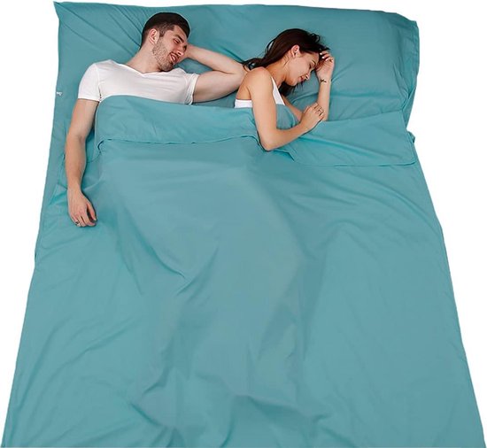 Microvezel Slaapzak Liner - Lichtgewicht en Draagbaar voor Camping & Reizen 180x210cm