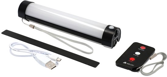 Mikado Bivvy Light – Tentlamp voor Karpervissen – USB Oplaadbaar – Met Afstandsbediening & Rood Licht