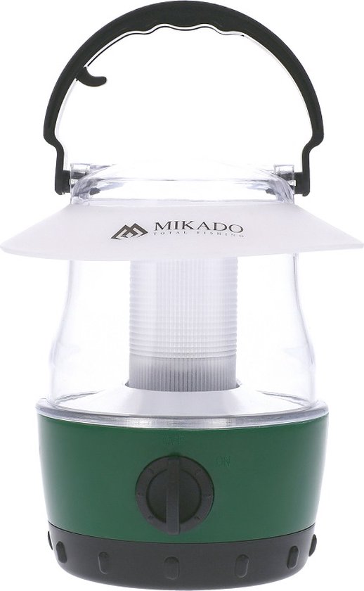Mikado Camping Lantaarn LED – Groen – Tentlamp voor Kamperen, Vissen & Outdoor