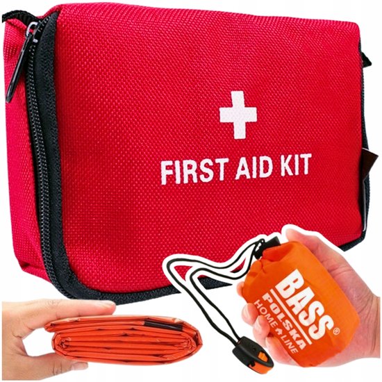 Mil-Tec Kleine EHBO-Kit & Thermische Slaapzak - Survival Set van Mil-Tec
