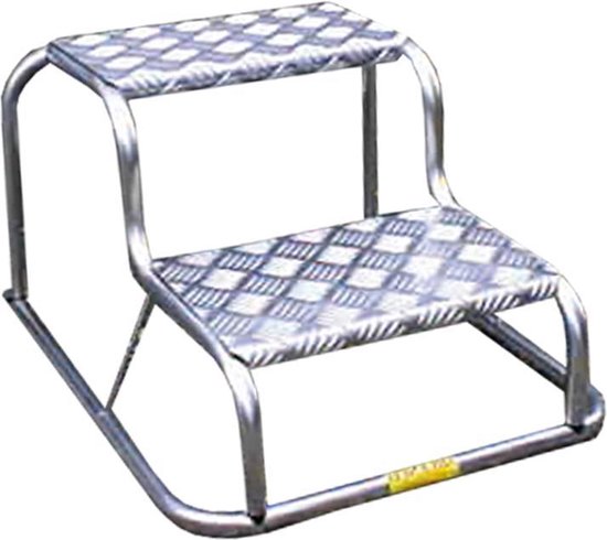 Milenco Aluminium Original Double Opstap - Zilver van Mi