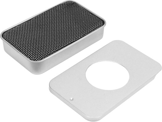 Mini alcoholfornuis - Camping brander - Buiten koken - Compact en lichtgewicht - 8x5x1.5 cm - Zilver