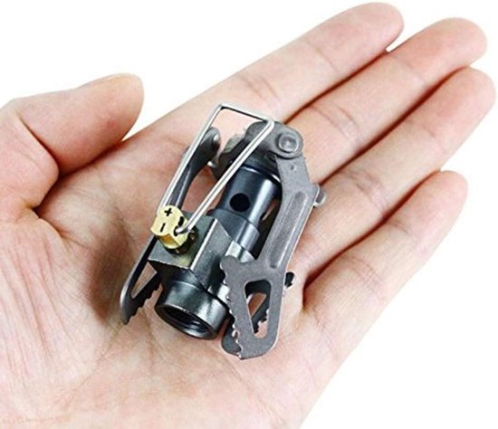 Mini Camping Fornuis - Lichtgewicht Kooktoestel - Outdoor Koken - Hoge Energie Efficiëntie - 25 Gram - Zilver
