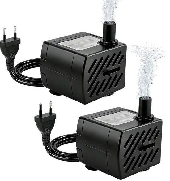Mini dompelpomp - 3 W - 180 l/u - Set van 2