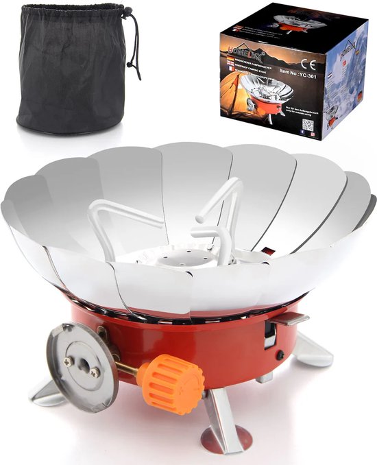 Mini Draagbare Kampeerkachel - gas kachel - tent kachel - camping verwarming - Mini Kampeerfornuis - Met Koffer - Buiten - Butaan