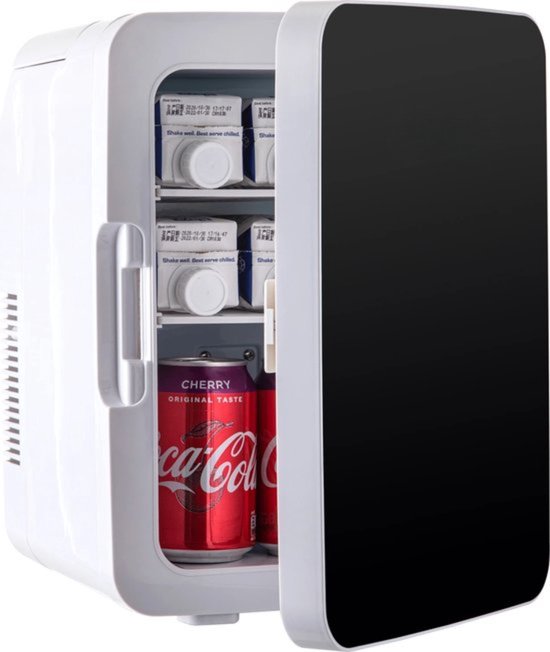 Mini Frigo Koelbox - Wit - 10L - Compact Draagbaar Ontwerp van Bredeco