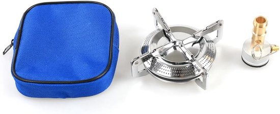 Mini Gasfornuis - Opvouwbare Kachel - Outdoor Koken - Instelbare Vuurkracht - 11 x 10 x 4 cm - Zoals afgebeeld