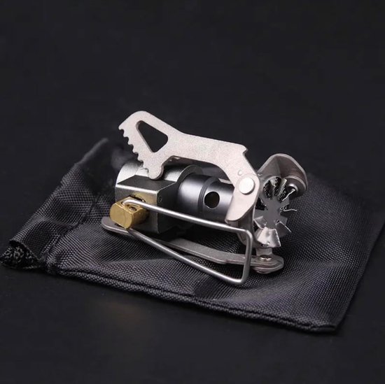 Mini Heavy Duty Camping Gas Koker Outdoor Fornuis met Titanium Coating van MINI