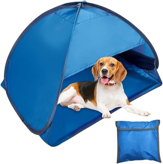 Mini-hoofdtent pop-up strandtent zonwering voor outdoor strand - Draagbaar en compact met opbergtas van Merkloos
