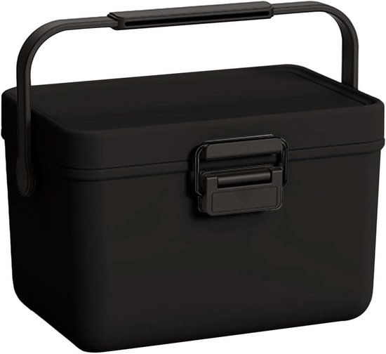 Mini koelbox - Geïsoleerde container - Eten en drinken koelen - Tot 48 uur isolatie - 38 liter - Zwart