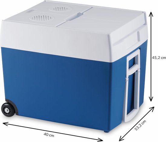 Mini Koelbox - In De Auto - 48 Liter - 12 Volt Aansluiting - Draagbare Minikoelkast - 230 Volt - Picknick - Uittrekbare Handgreep - ‎53,2 x 40 x 45,2 cm van MINI