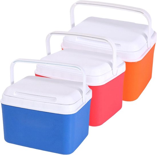Mini Koelbox - Lunchbox Koeler - Eten Vers Houden - Dubbele Isolatie Functie - 5 Liter - Rood