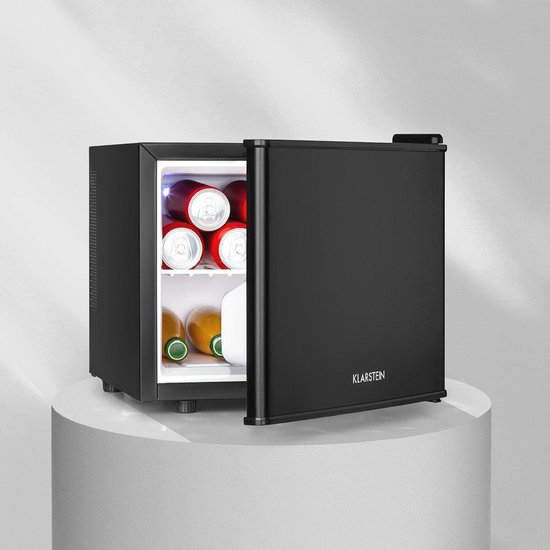 Mini Koelkast voor Snacks en Dranken - 17 L, Geruisloos (26 dB), Traploze Temperatuurregeling van MINI