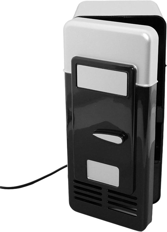 Mini Koelkast - Warme Koude Box - Drank Koelen - Stil Design - 2 Liter - Zwart van MINI